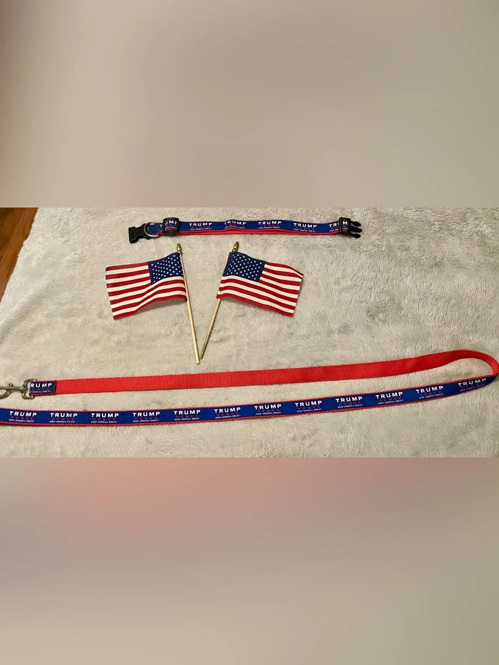 Trump Pence “Keep America Great!” Dog Leash & Collar Set